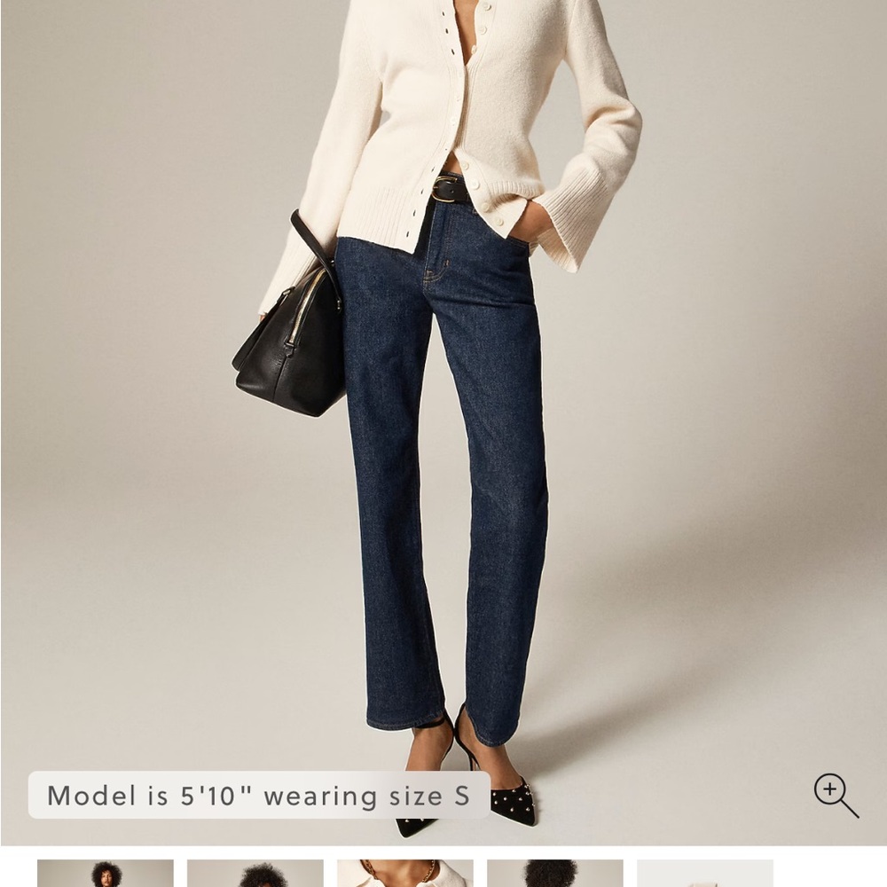 J. Crew Women's White Button-Up Cardigan